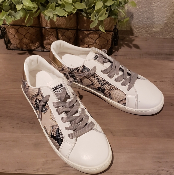 Vintage Havana Bianca Snake Sneakers - Picture 3 of 6